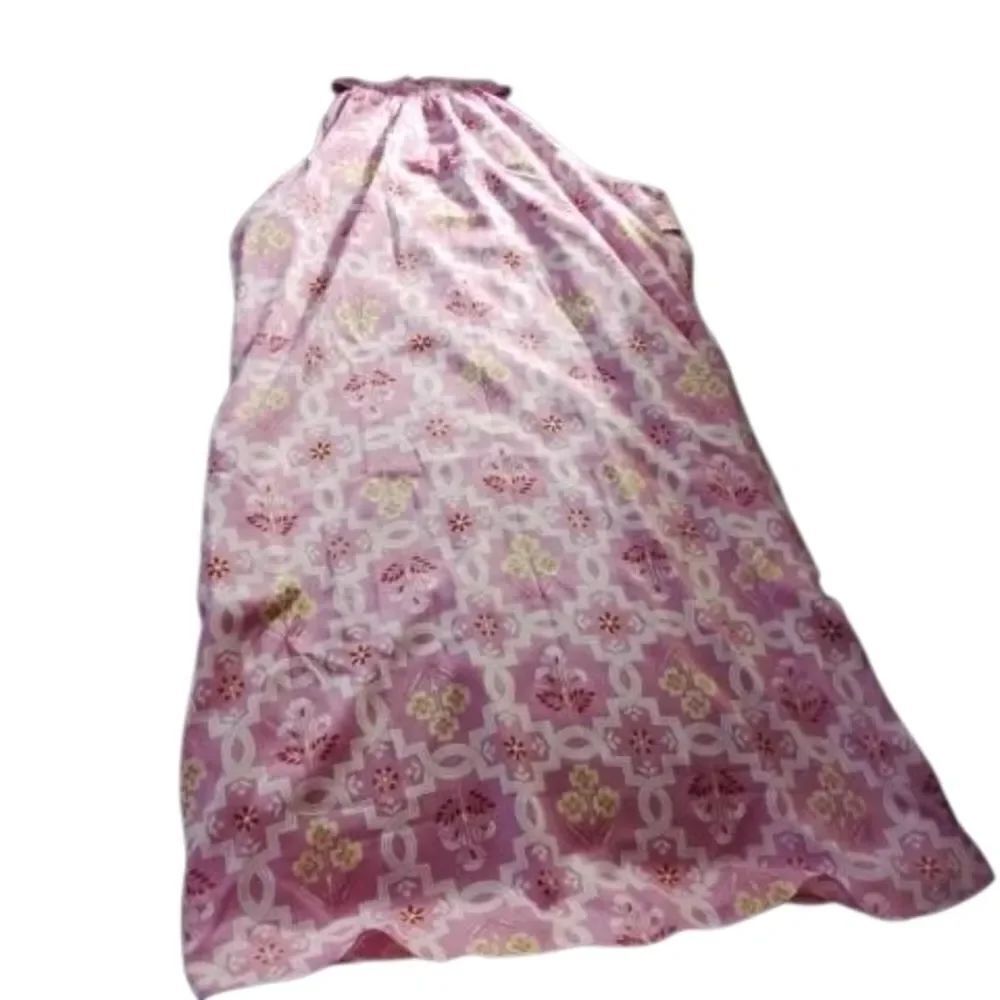 Ann Taylor Pink Floral Midi Dress (Button Strap Broken In Back)(310)